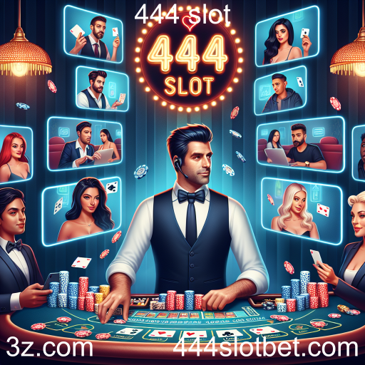 A Emoção dos Cassinos ao Vivo no 444 Slot